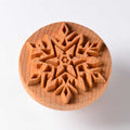 Scxl-028 X Large Round Stamp Snowflake