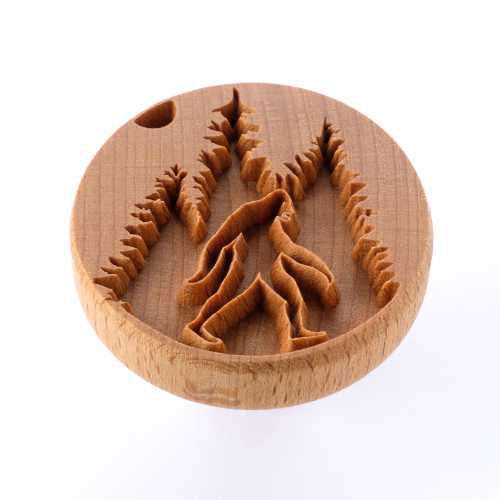 Scxl-053 Extra Large Round Stamp  Sasquatch