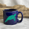 Sea Turtle Cobalt Blue 15oz Ceramic Campfire Mug