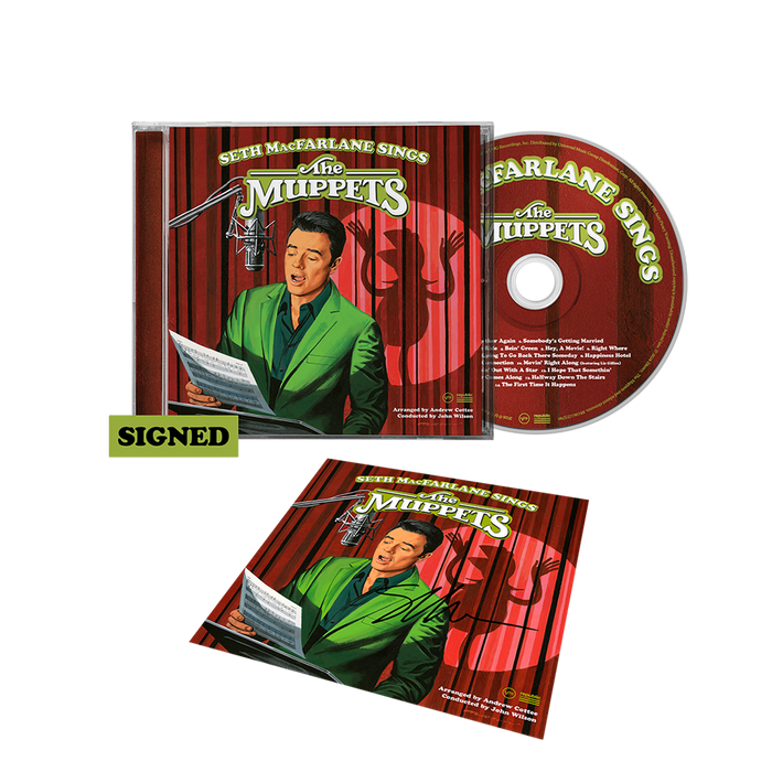 Seth MacFarlane: Seth MacFarlane Sings The Muppets CD + Signed Art Card