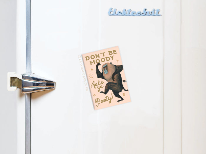 Shake Ya Booty Baboon Refrigerator Magnet - Onderkast Studio