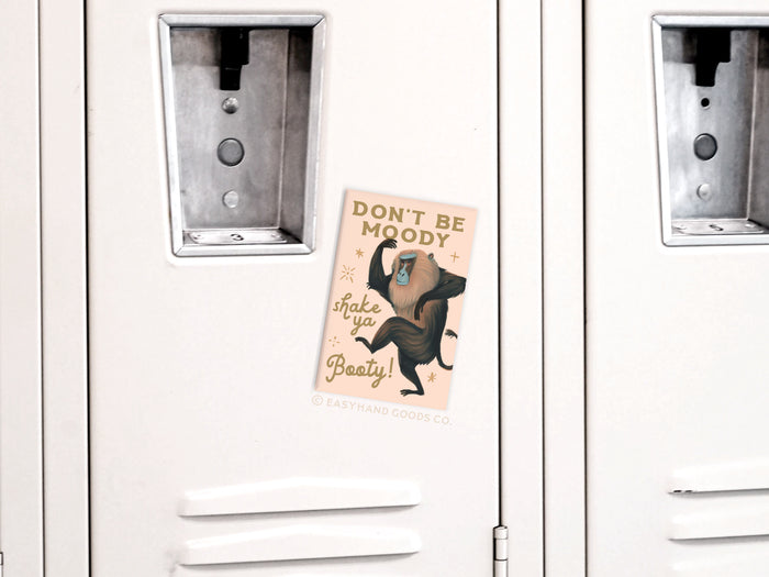 Shake Ya Booty Baboon Refrigerator Magnet - Onderkast Studio