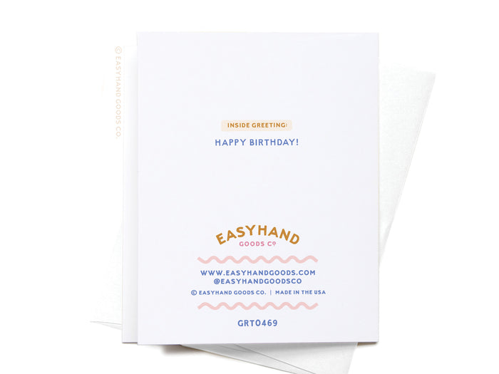 Shark Fin Party Hats Birthday Greeting Card - Onderkast Studio