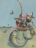 S.S. Nassau 1953 MENU ART DESIGN