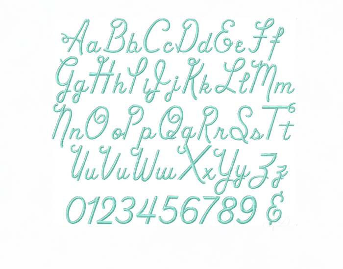 Story Book Font 4x4 - Custom Embroidery Font