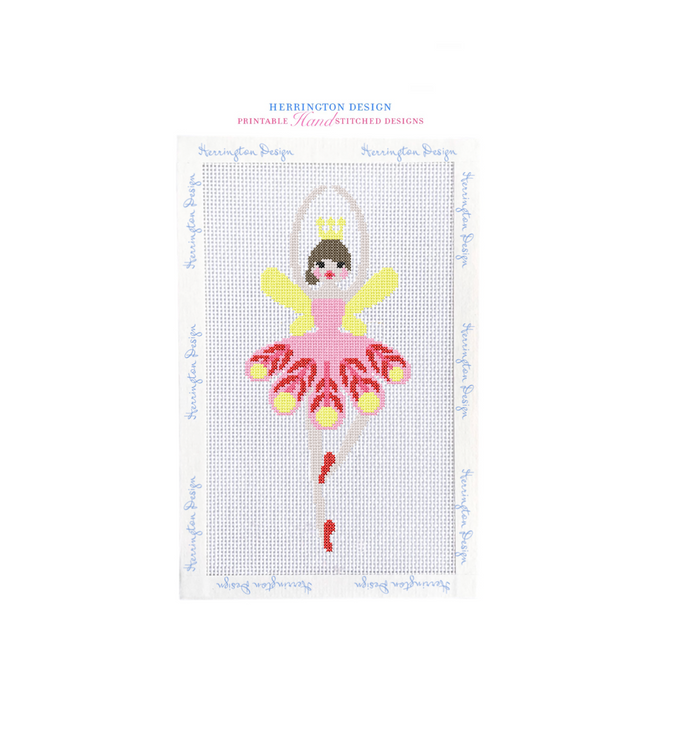 Sugar Plum Fairy Nutcracker Printable Needlepoint Chart