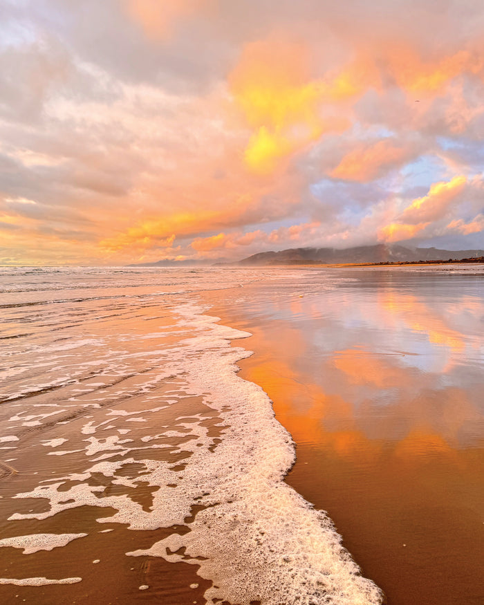 Sunrise Sea Reflection Original Photography Paper Prints & Framed Metal Prints