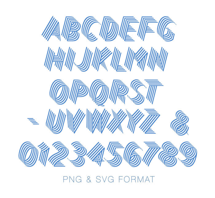 Sunshine PNG SVG Rainbow Monogram Font