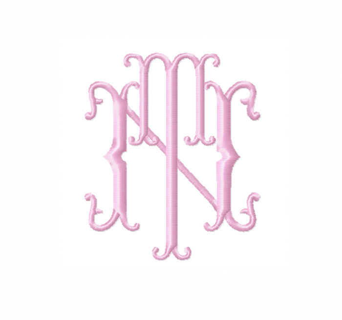 Sutton Satin Stitch Embroidery Font