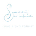 Sweet and Simple Monogram PNG SVG Monogram Font