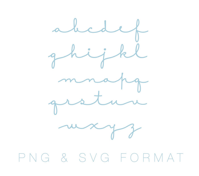 Sweet and Simple Monogram PNG SVG Monogram Font