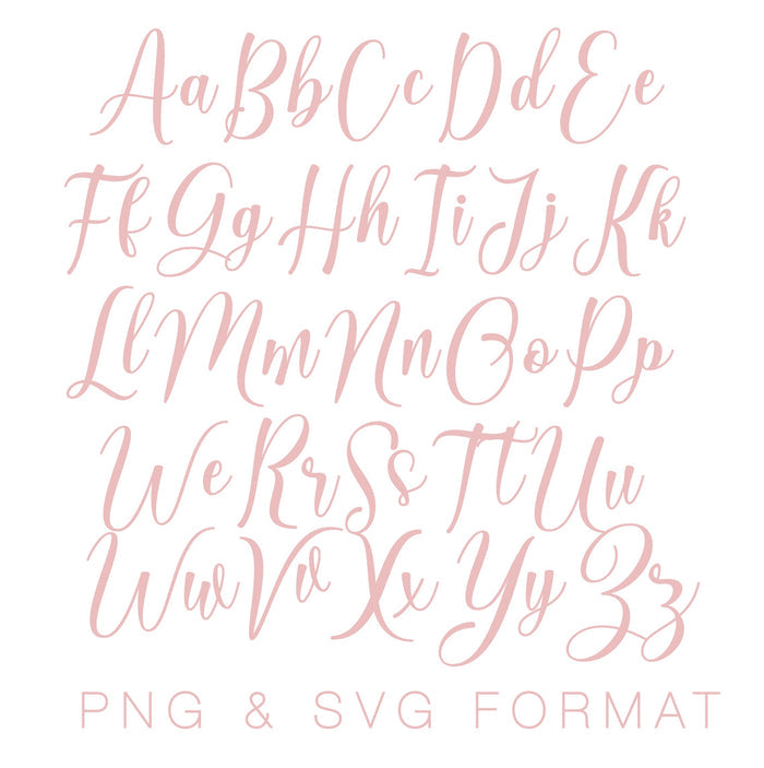 Sweet Marissa Heart Monogram PNG SVG Monogram Font