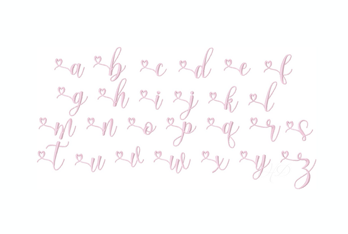Sweet Marissa Satin Embroidery Font