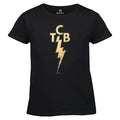 TCB Foil and Rhinestone Embellished Women's T-Shirt
