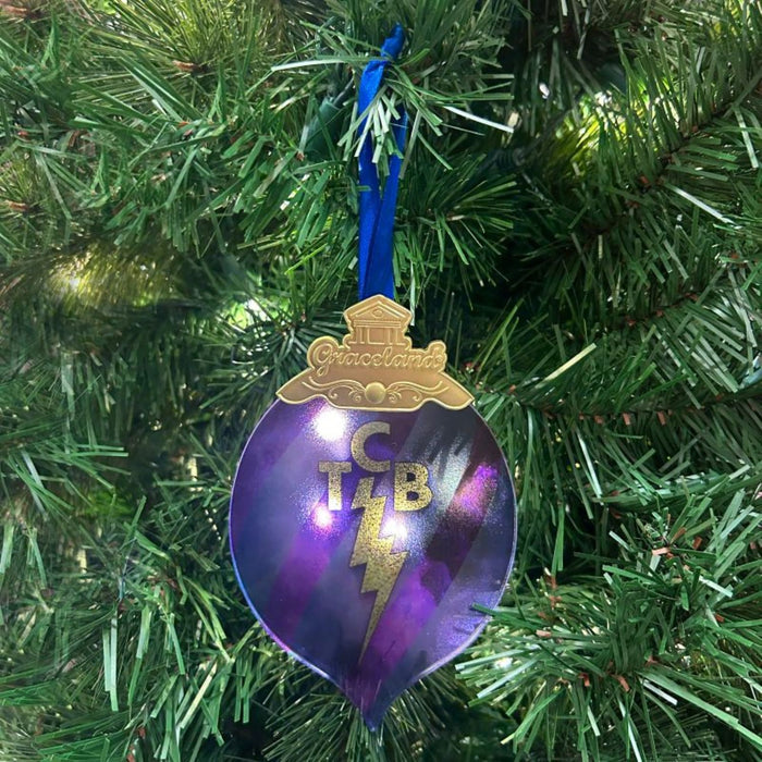 TCB Glass Ornament