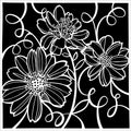 TCW1059 Tangled Flora 12x12 Stencil