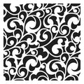 TCW1070 Elegant Swirls 6x6 Stencil
