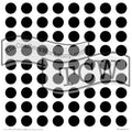 TCW203 Mini Circle Grid 6x6 Stencil