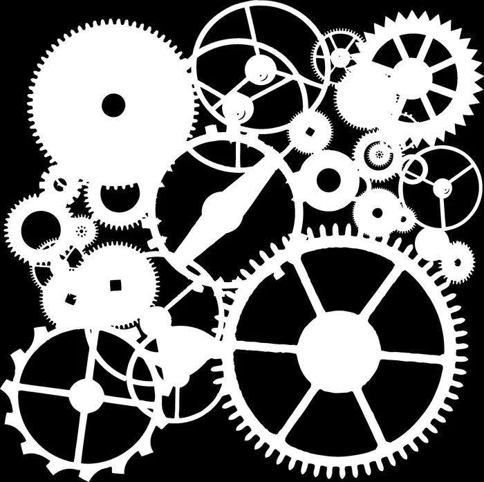 TCW262 Gears 12x12 Stencil