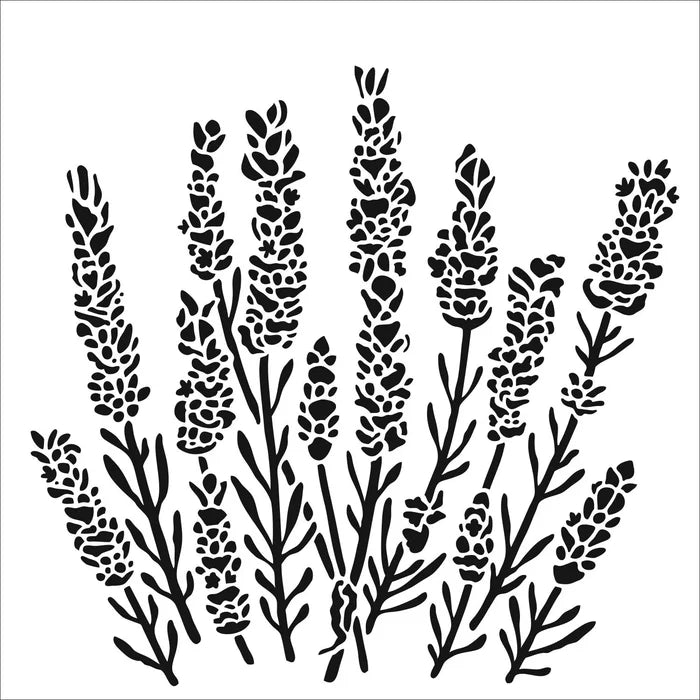 TCW860 Lavender Stencil 6x6