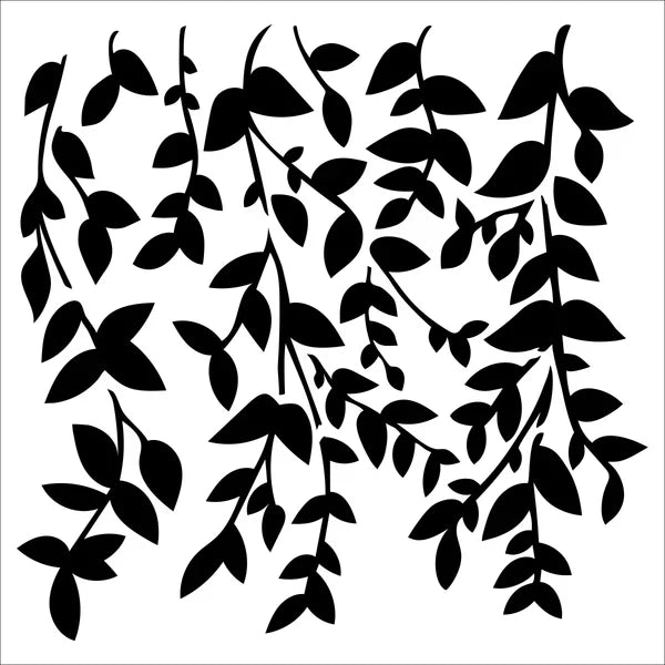 TCW963 Hanging Vines 6x6 Stencil