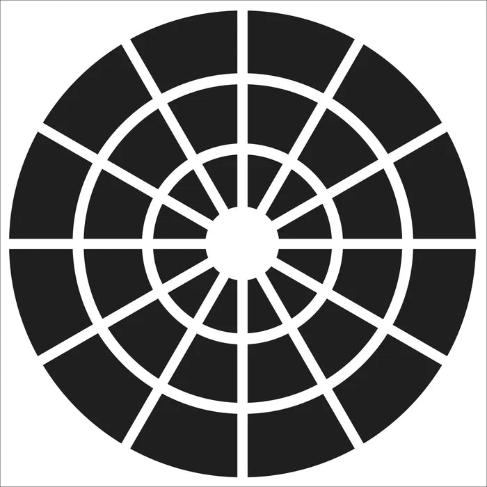 TCW970 Color Wheels 12x12 Stencil