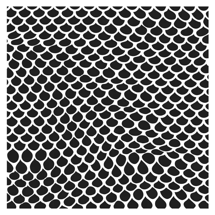 TCW974 Mermaid Tail 12x12 Stencil