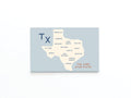 Texas Map Refrigerator Magnet