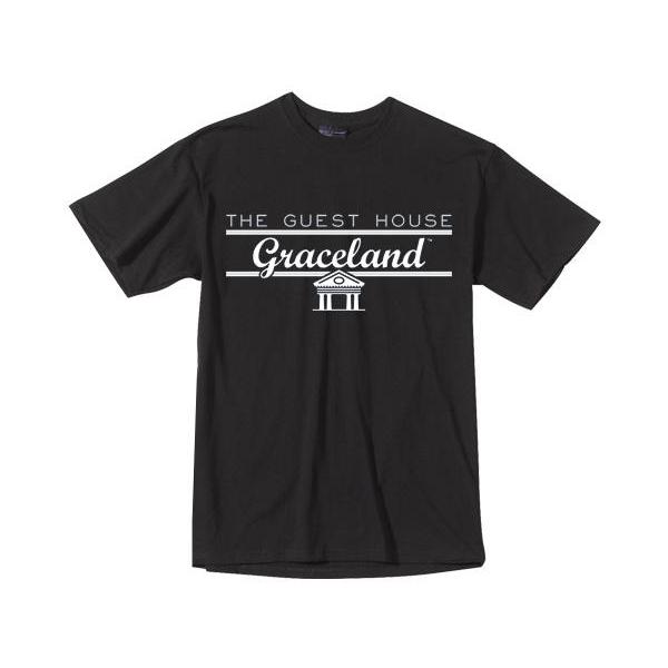 The Guest House At Graceland Bar Logo T-Shirt black