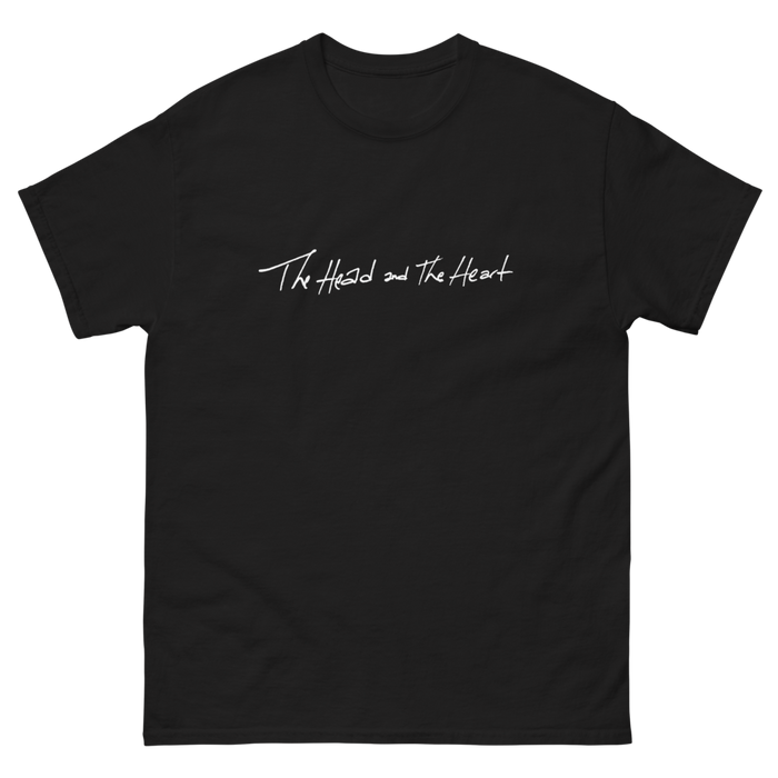 The Head and the Heart Aperture Black T-Shirt Front