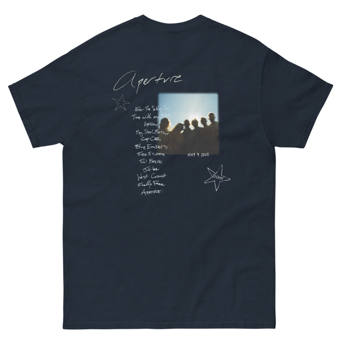 The Head and the Heart Aperture Navy T-Shirt Back
