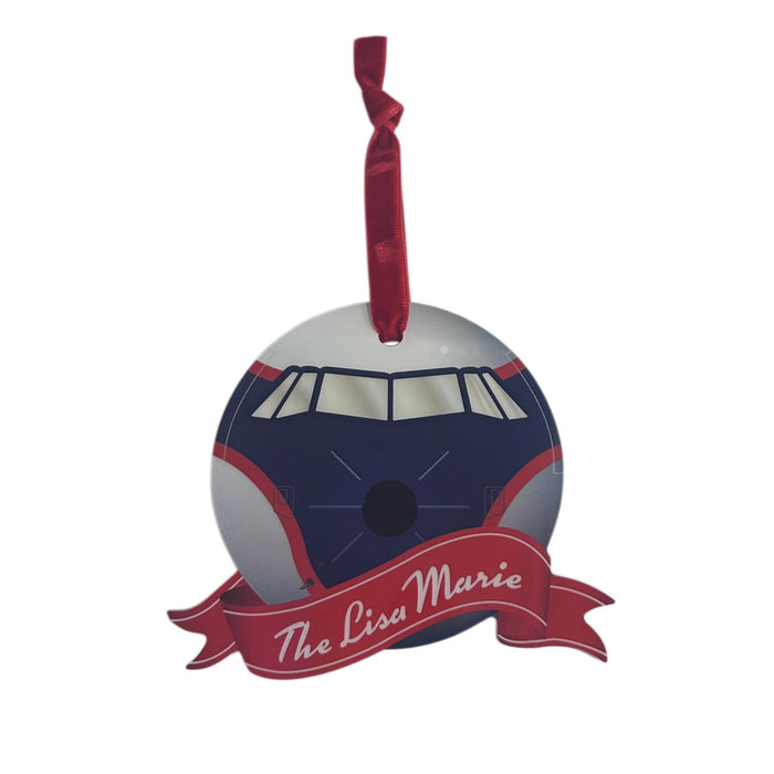 The Lisa Marie Plane Ornament
