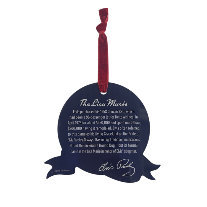 The Lisa Marie Plane Ornament