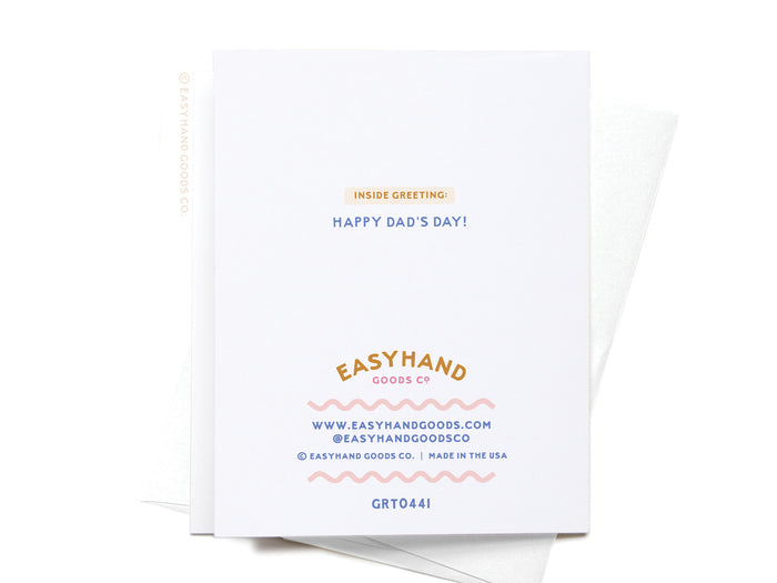 To the Dadliest Dad That Ever Dadded Greeting Card - Onderkast Studio