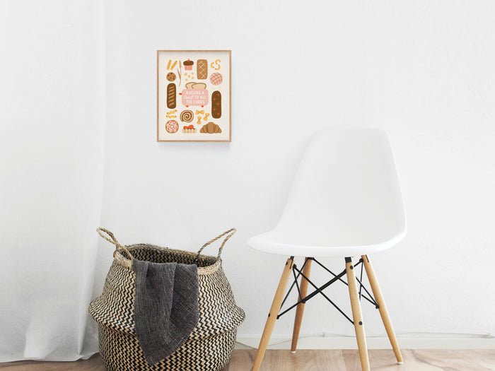 Toast to the Carbs Art Print