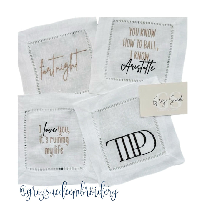 Tortured Poets Embroidery Font Package