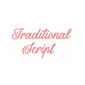 Traditional Script Embroidery Font for elegant designs