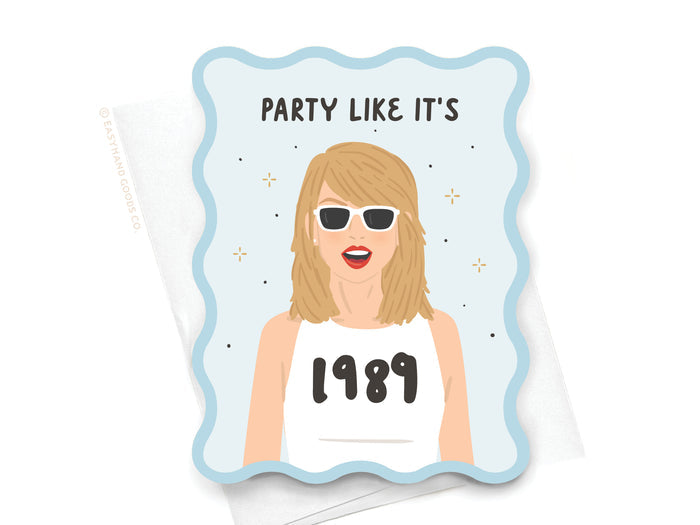 TS Era 5 Wavy Die Cut Notecard
