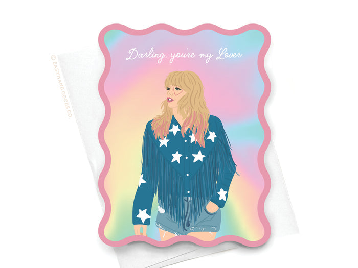 TS Era 7 Wavy Die Cut Notecard