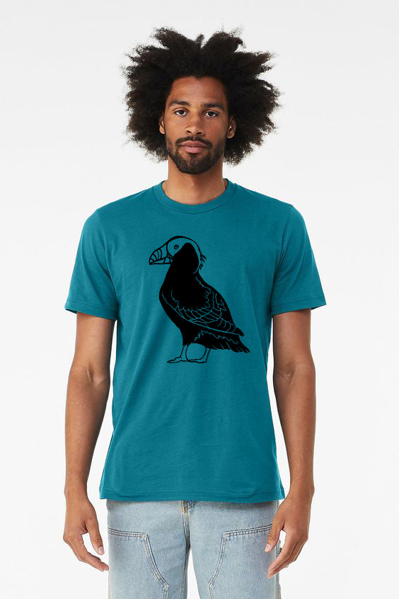 Tufted Puffin Unisex Marine Tee Shirt Men's T-shirt