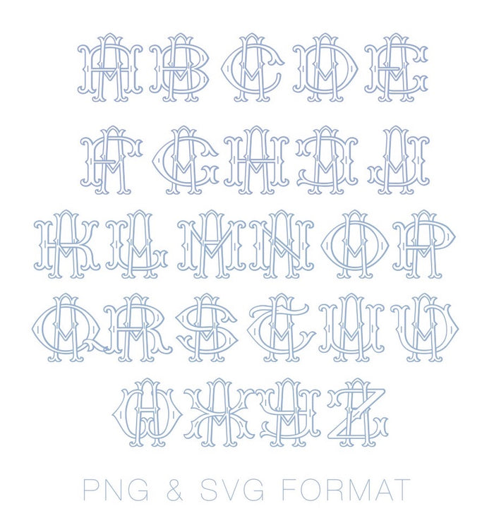 Two Type Fishtail A PDF PNG SVG Vector Outline Font
