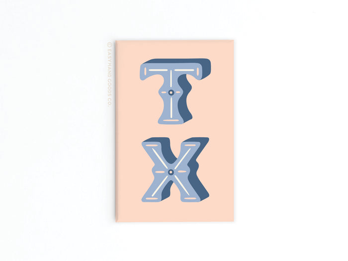 TX Refrigerator Magnet