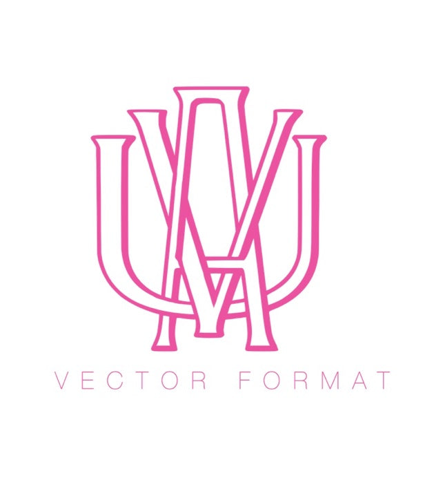 UVA University of Virginia PDF PNG SVG Monogram Vector Format
