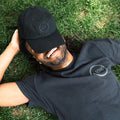 Verve Black on Black Classic Logo Dad Hat Lifestyle