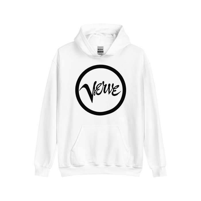 Classic Hoodie (Black Logo) White