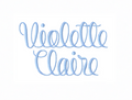 Violette Claire Script Embroidery Font for creative projects