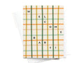 Welcome Baby Gingham Greeting Card - Onderkast Studio