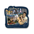 Welcome To Graceland Postcard Inspired Magnet