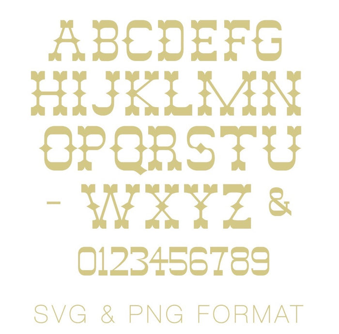 Western Johnny Font PNG SVG