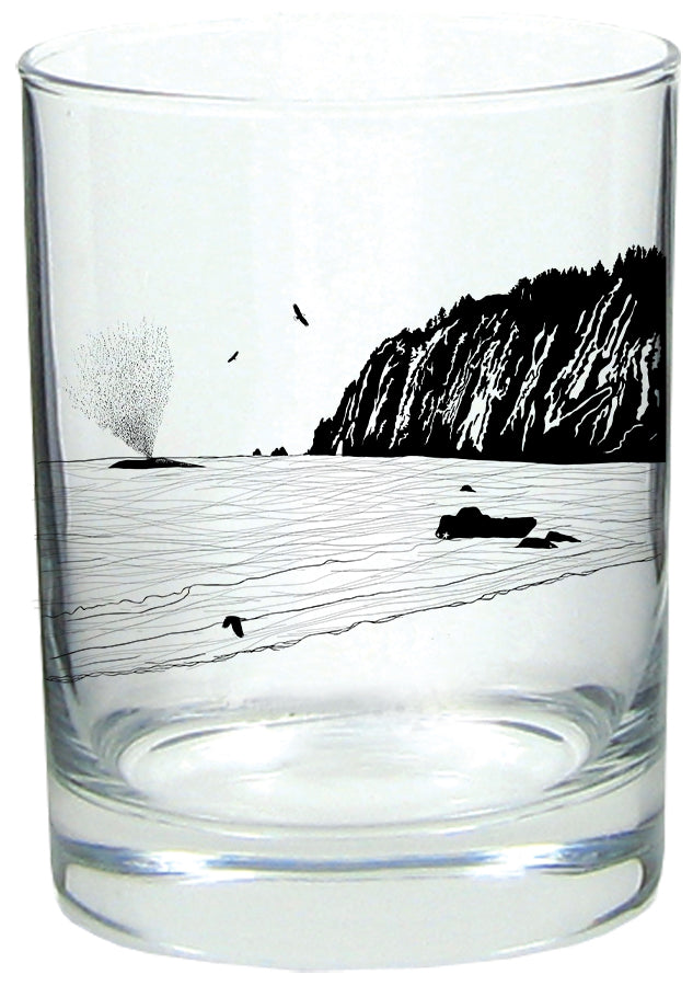 Whale Sighting Lowball Rocks Glass